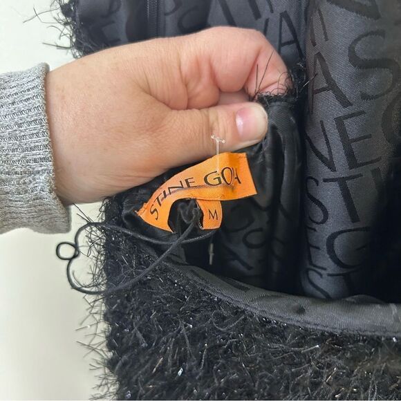 NWOT Stine Goya Promise Halter Metallic Dress Medium - Picture 10 of 11